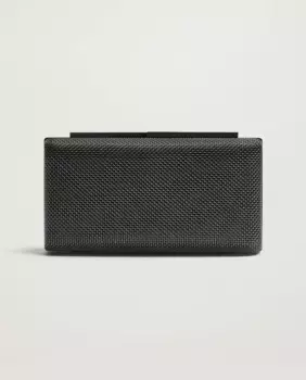 Однотонная сумка для вечеринки на цепочке, трансформируемая в сумку на плечо, с застежкой на пуговицы Parfois, черный