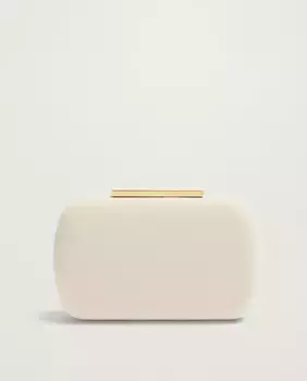 Однотонная сумка для вечеринки в стиле клатч, трансформируемая в сумку на плечо, с магнитной застежкой Parfois, бежевый