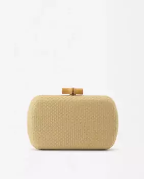 Однотонная сумка для вечеринки в стиле коробки, трансформируемая в плечо Parfois, коричневый