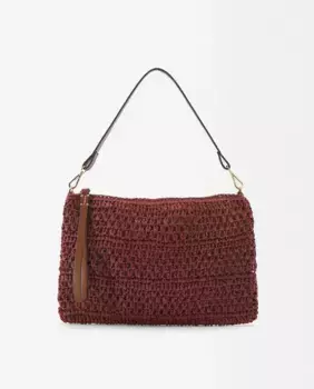 Однотонная сумка-конверт, трансформируемая в сумку через плечо, с застежкой-молнией Parfois, бордовый