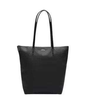Однотонная сумка с логотипом Lacoste, черный