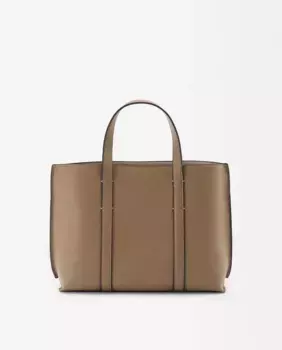 Однотонная сумка-тоут, трансформируемая в сумку через плечо, с магнитной застежкой Parfois, коричневый