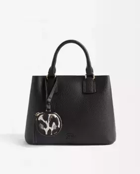 Однотонная сумка-тоут, трансформируемая в сумку через плечо, со съемной сумочкой Parfois, черный