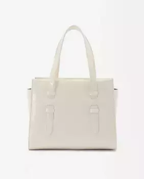 Однотонная сумка-тоут, трансформируемая в сумку через плечо, с застежкой-молнией Parfois, белый