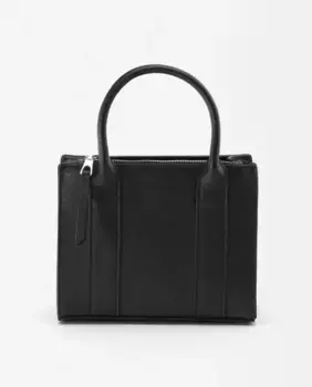 Однотонная сумка-тоут, трансформируемая в сумку через плечо, с застежкой-молнией Parfois, черный