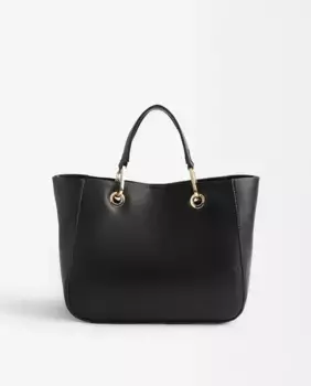 Однотонная сумка-тоут, трансформируемая в сумку через плечо, с магнитной застежкой Parfois, черный