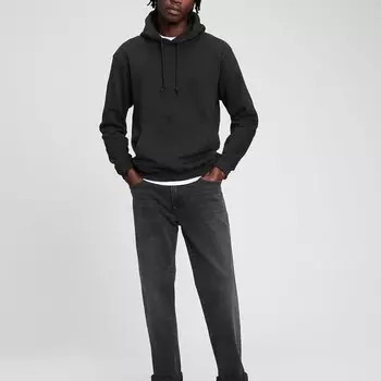 Однотонная толстовка с капюшоном Gap, серый