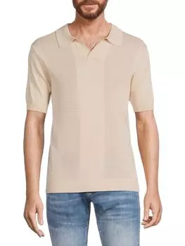 Однотонная трикотажная рубашка-поло Truth, цвет Sand