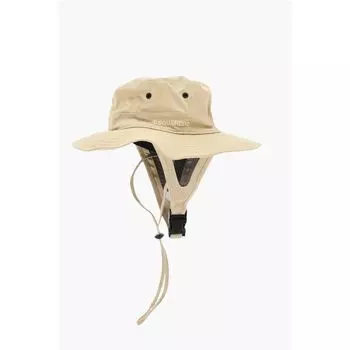 Однотонная твиловая шляпа-панама Dsquared2, Beige
