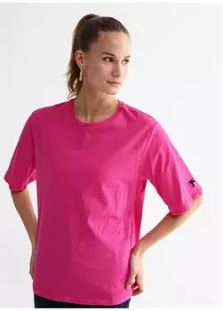 Однотонная женская футболка Fabrika