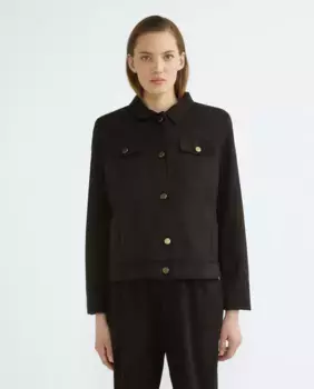 Однотонная женская куртка с карманами Zermatt, черный