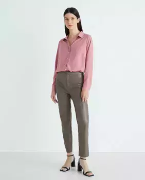 Однотонная женская рубашка с длинным рукавом Zermatt, розовый