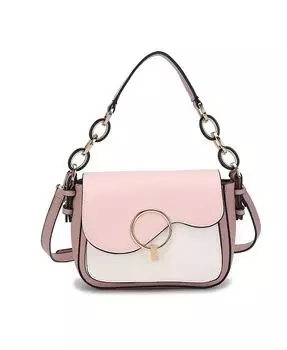 Однотонная женская сумка через плечо Fantasia от Mia K MKF Collection, розовый