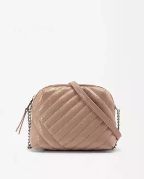 Однотонная женская сумка через плечо с мягкой подкладкой и застежкой-молнией Parfois, розовый