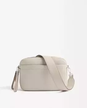 Однотонная женская сумка через плечо с несколькими отделениями и застежкой-молнией Parfois, цвет Crudo
