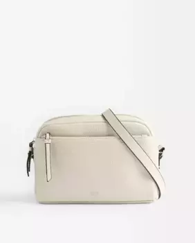 Однотонная женская сумка через плечо с несколькими отделениями и застежкой-молнией Parfois, белый