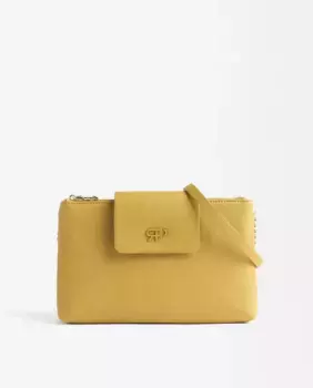 Однотонная женская сумка через плечо с несколькими отделениями и застежкой-молнией Parfois, зеленый