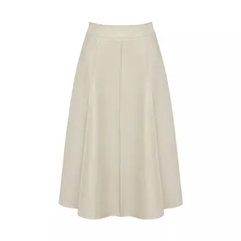 Однотонная женская юбка-зонтик Deep Breath из искусственной кожи, черный