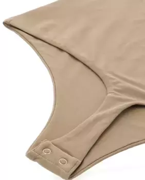 Однотонное боди без рукавов Guess, коричневый