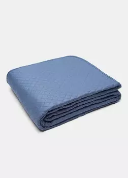 Однотонное двойное одеяло Croff, синий