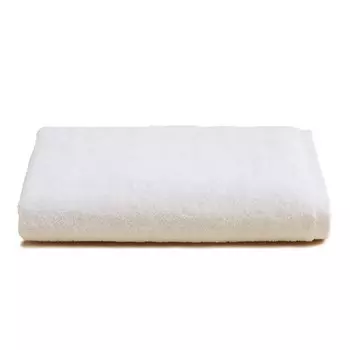 Однотонное хлопковое махровое полотенце - Жемчуг Lisola Basic, цвет Bianco