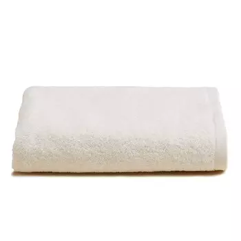 Однотонное хлопковое махровое полотенце - Жемчуг Lisola Basic, цвет Avorio