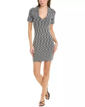 Однотонное и полосатое мини-платье Oliver Polo Solid & Striped