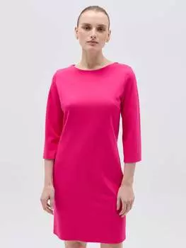 Однотонное короткое платье-труба Hybrid, цвет fuchsia