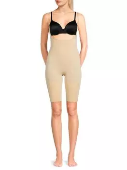 Однотонное корректирующее боди Body Beautiful Shapewear, бежевый