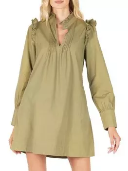 Однотонное мини-платье Ibiza Kendra Secret Mission, цвет Green Myth