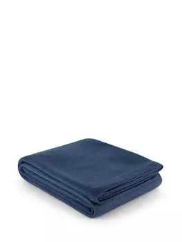 Однотонное мягкое флисовое одеяло. Coincasa, синий
