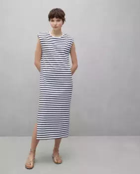 Однотонное платье без рукавов Easy Wear, белый