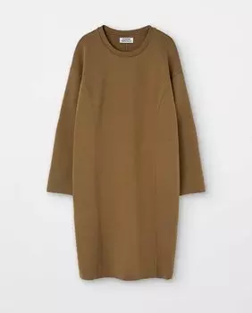 Однотонное Платье с длинным рукавом и принтом Loreak Mendian, коричневый