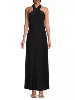 Однотонное платье с вырезом халтер RACHEL Rachel Roy Black