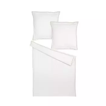Однотонное постельное белье Dream Sleep, коллекция White Collection, наволочка Portofino, одинарная, 40х60 см, серо-коричневый Traumschlaf