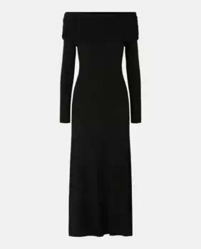 Однотонное трикотажное платье Tintoretto, черный