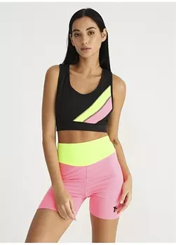 Однотонное женское бюстье черного цвета Fabrika Sports