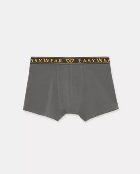 Однотонные эластичные мужские боксеры Easy Wear, серый