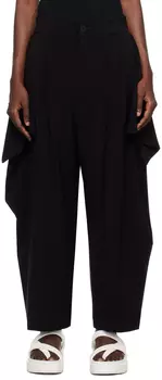 Однотонные брюки Black Square One ISSEY MIYAKE