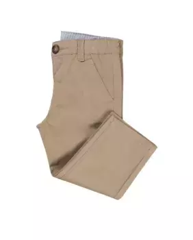 Однотонные брюки для мальчиков с карманами и шлевками для ремня Dadati, бежевый