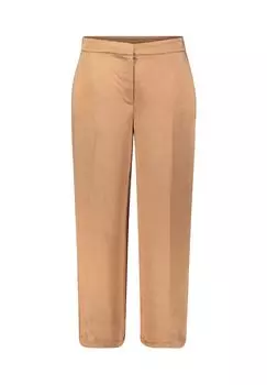 Однотонные брюки из ткани BETTY BARCLAY, цвет Golden Camel