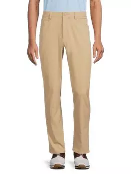 Однотонные брюки с плоской передней частью Callaway, цвет Chinchilla