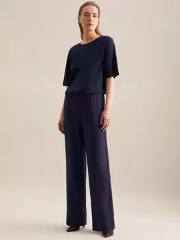 Однотонные брюки Seidensticker, синий