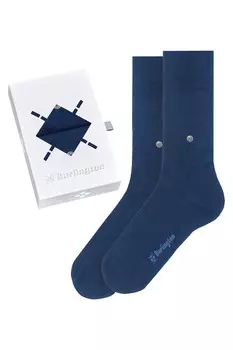 Однотонные длинные носки – 2 пары Burlington, синий