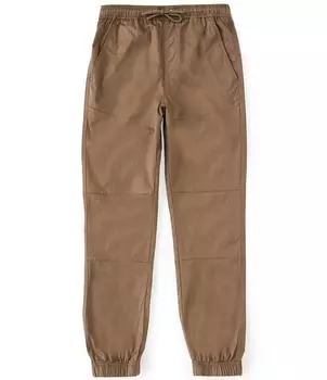 Однотонные джоггеры без застежек Scene&Heard для больших мальчиков 8–20, коричневый