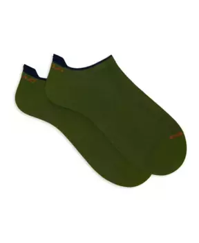 Однотонные хлопковые носки кроссовки Gallo, зеленый