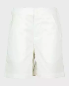 Однотонные хлопковые шорты для мальчиков, размер 2–10 Rachel Riley, цвет White