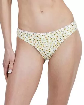 Однотонные и полосатые плавки бикини Daphne Solid & Striped, желтый