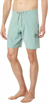 Однотонные комплекты шорт для плавания 18,5 дюймов VISSLA, цвет Aloe