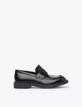 Однотонные кожаные лоферы Camper Lab, черный